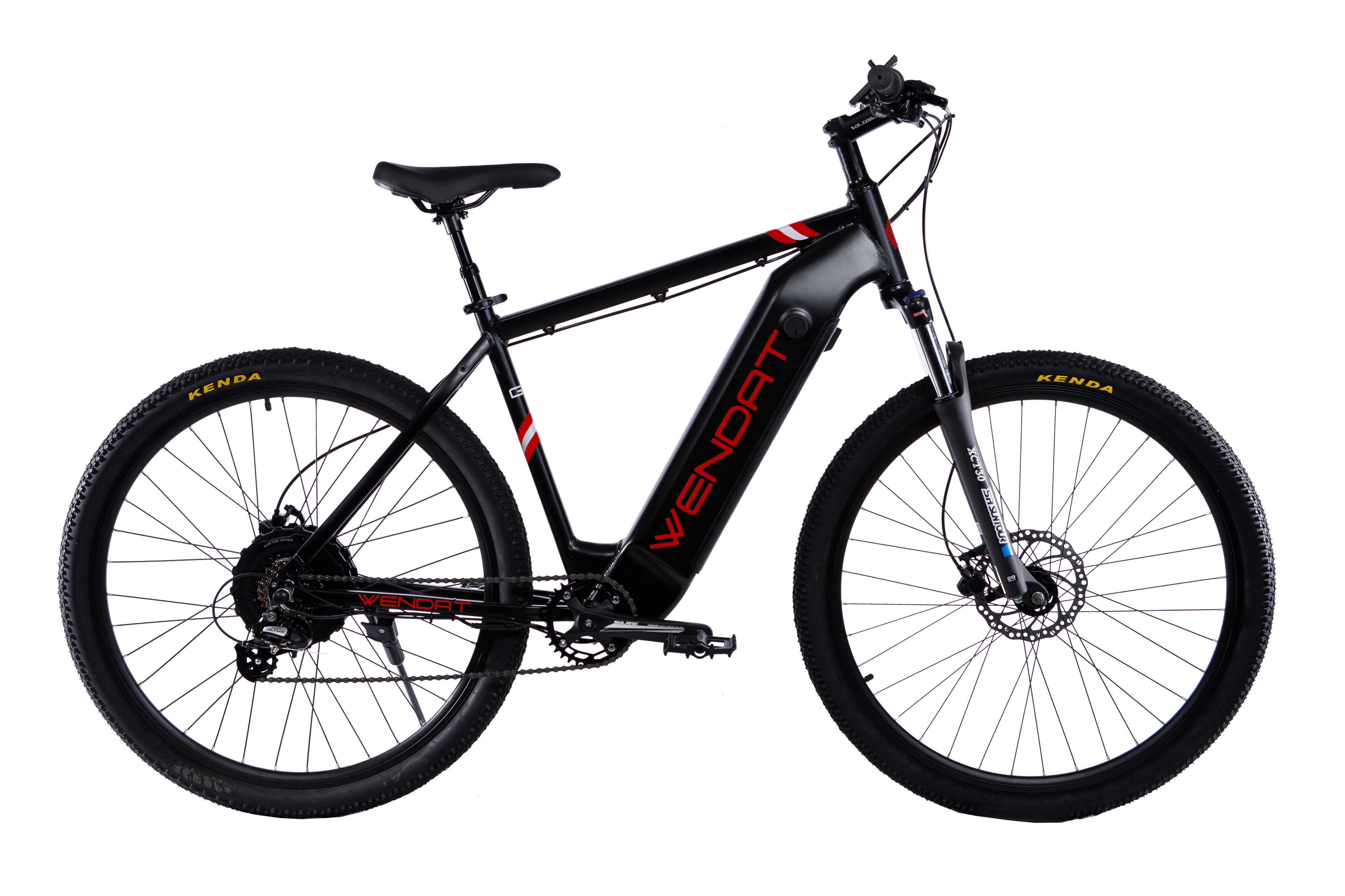 Электровелосипед WENDAT MTB со встроенной съемной батареей и гидравлические тормоза 29"/19" 48V/19Ah/750W Черно-красный (WENMTB-294819750-BLRED) - фото 1 Электровелосипед WENDAT MTB со встроенной съемной батареей и гидравлические тормоза 29"/19" 48V/19Ah/750W Черно-красный (WENMTB-294819750-BLRED) - фото 1