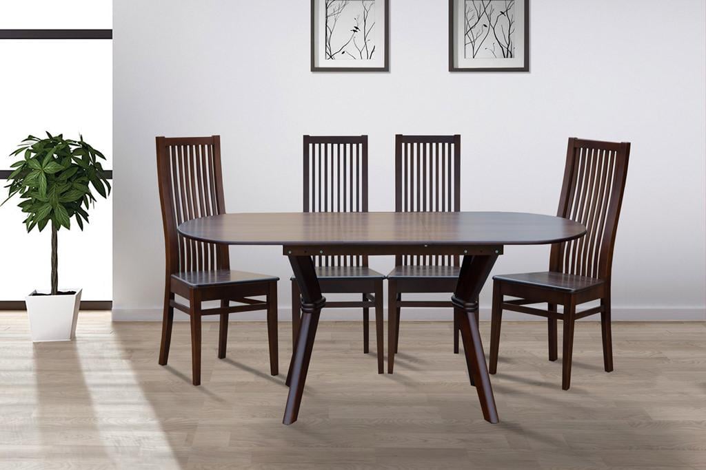 Стол-трансформер кухонный раскладной BRIGHTON Темный орех - фото 3 Стол-трансформер кухонный раскладной BRIGHTON Темный орех - фото 3