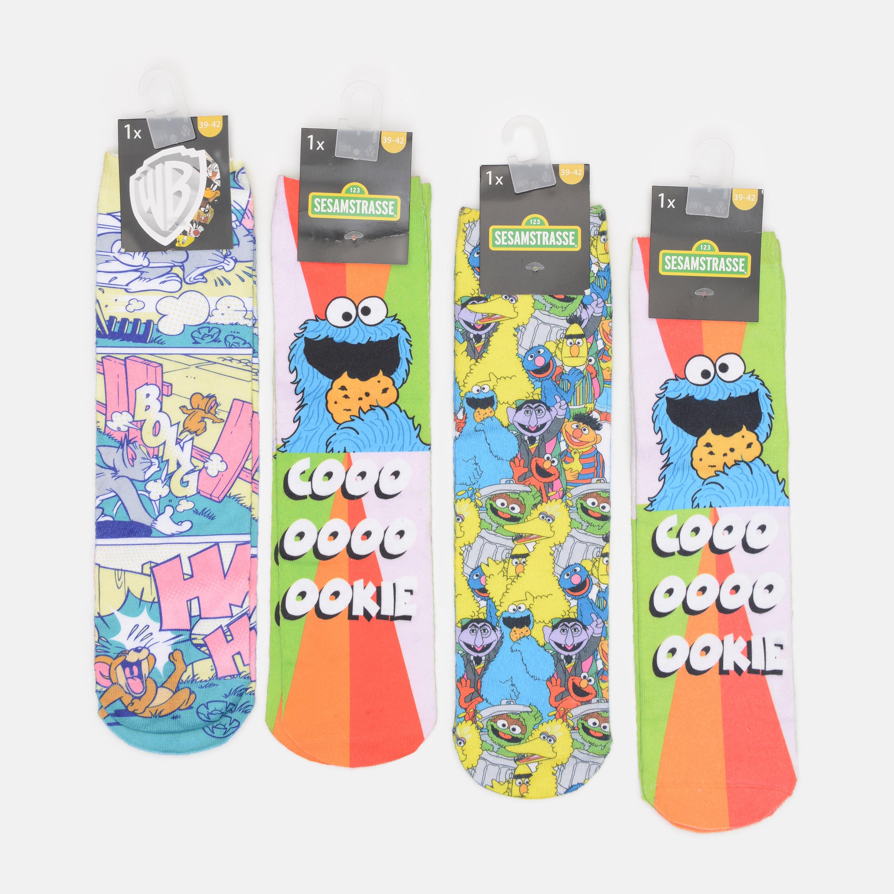 Шкарпетки C&A Принт 4 пари р. 39-42 Різнокольоровий (27095867074090545)