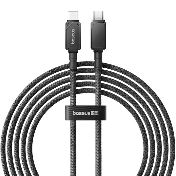 Кабель BASEUS Type-C to Type-C Unbreakable Series Fast Charging Data Cable 100W 200 см Cluster Black (P10355800111-01)