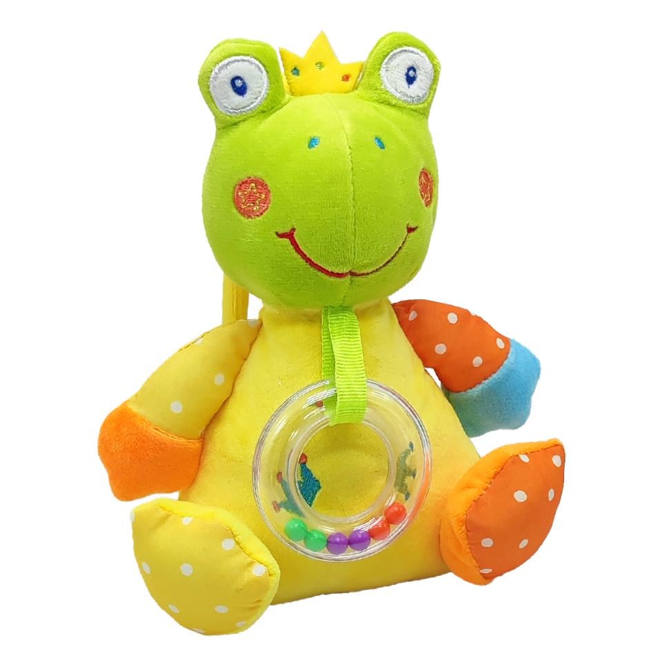 Брязкальце-м'яка іграшка Bambi C20560 з музичним механізмом Жабка (RLT23821s30860)