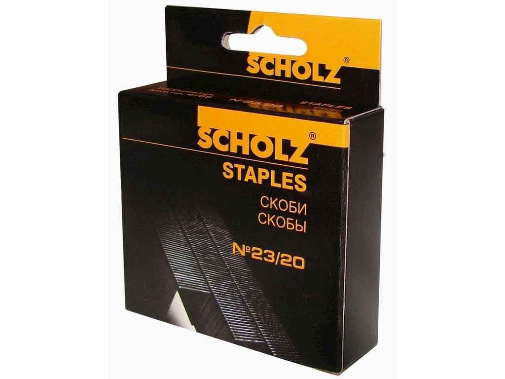 Скоби SCHOLZ для степлеру 23/20 1000 шт. (4765 soz)