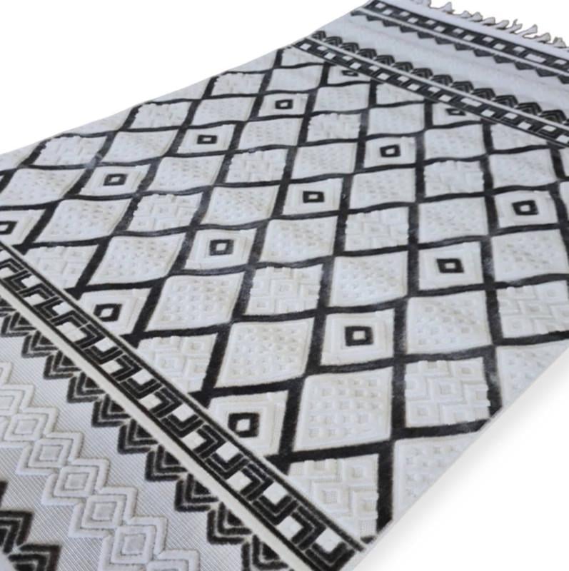 Ковер акриловый Garden 0,6х1 м Кремовый/Серый (04933)