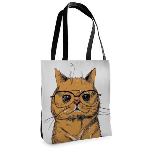 Сумка тканинна Presentville Tenderness Кіт в окулярах (ST 21MM008 BL)