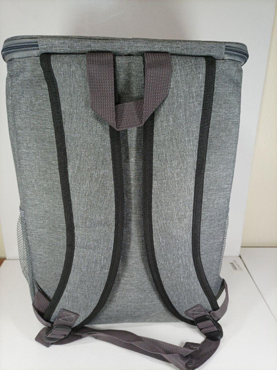 Термо рюкзак сумка-холодильник 18 Л, серый - фото 10 Термо рюкзак сумка-холодильник 18 Л, серый - фото 10