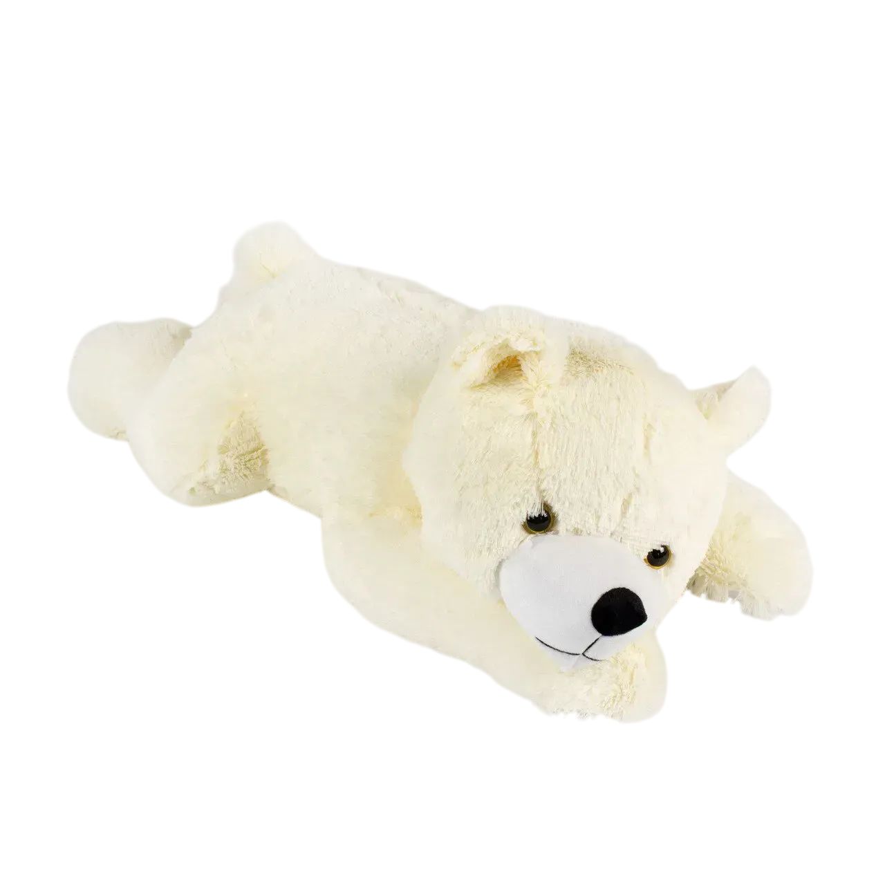 Мягкая игрушка Медведь Соня большой из искусственного меха 76 см Молочный (150-98-ZL0905)