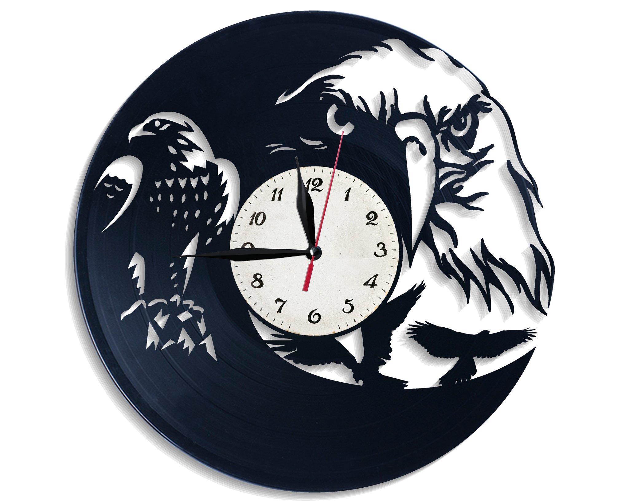 Годинник настінний Орел 2605 з вінилової платівки
