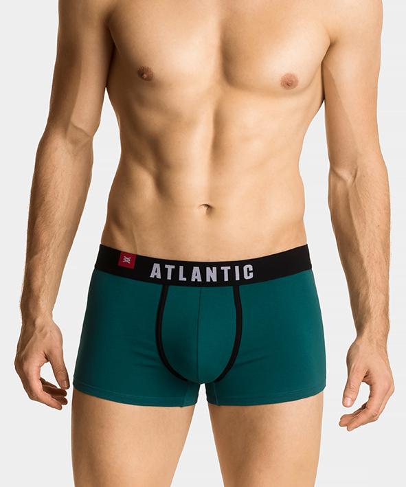 Трусы мужские шорты Atlantic 3MH-014 хлопок ZIE/SZM/GRF 3 шт. (5903351338110) - фото 2 Трусы мужские шорты Atlantic 3MH-014 хлопок ZIE/SZM/GRF 3 шт. (5903351338110) - фото 2