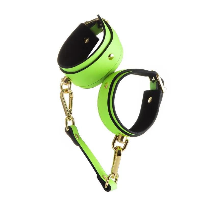 Наножники Glow in the Dark Leather Ankle cuffs Салатовый (1000062750)