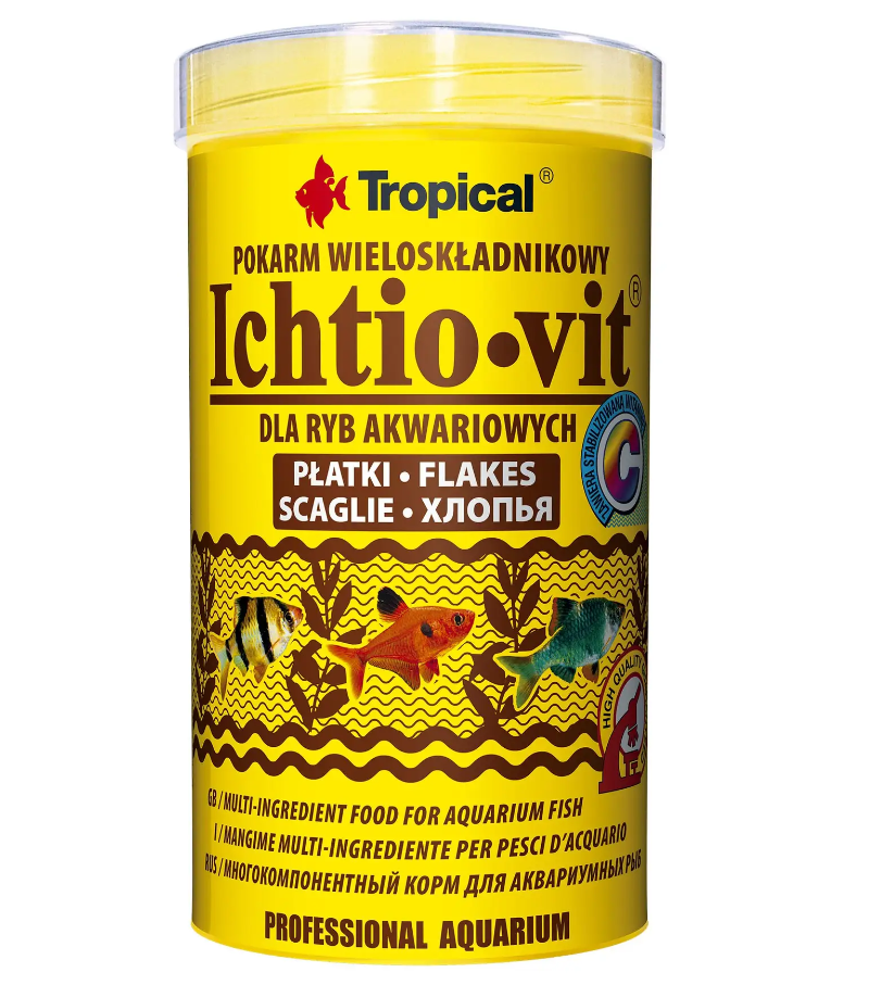 Корм для акваріумних риб Tropical Ichtio-Vit пластівці 1 л 200 г (77006)