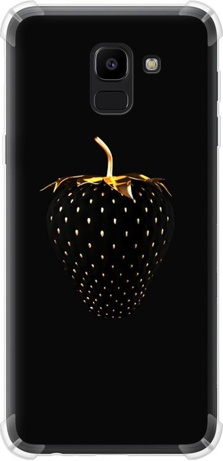 Чехол на Samsung Galaxy J6 2018 Черная клубника (3585sp-1486-42517)