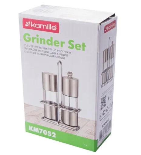 Набір ємностей для спецій Kamille KM-7052 3 пр. (110680) - фото 4