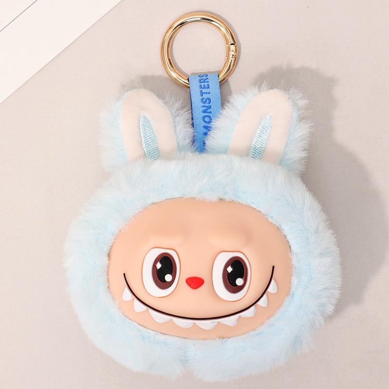 Мягкая игрушка-брелок Лабубу Голубой (арт EPC14586M)