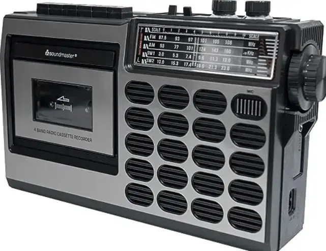 Радиомагнитофон Soundmaster RR18SW Retro USB SD с разъемом для наушников