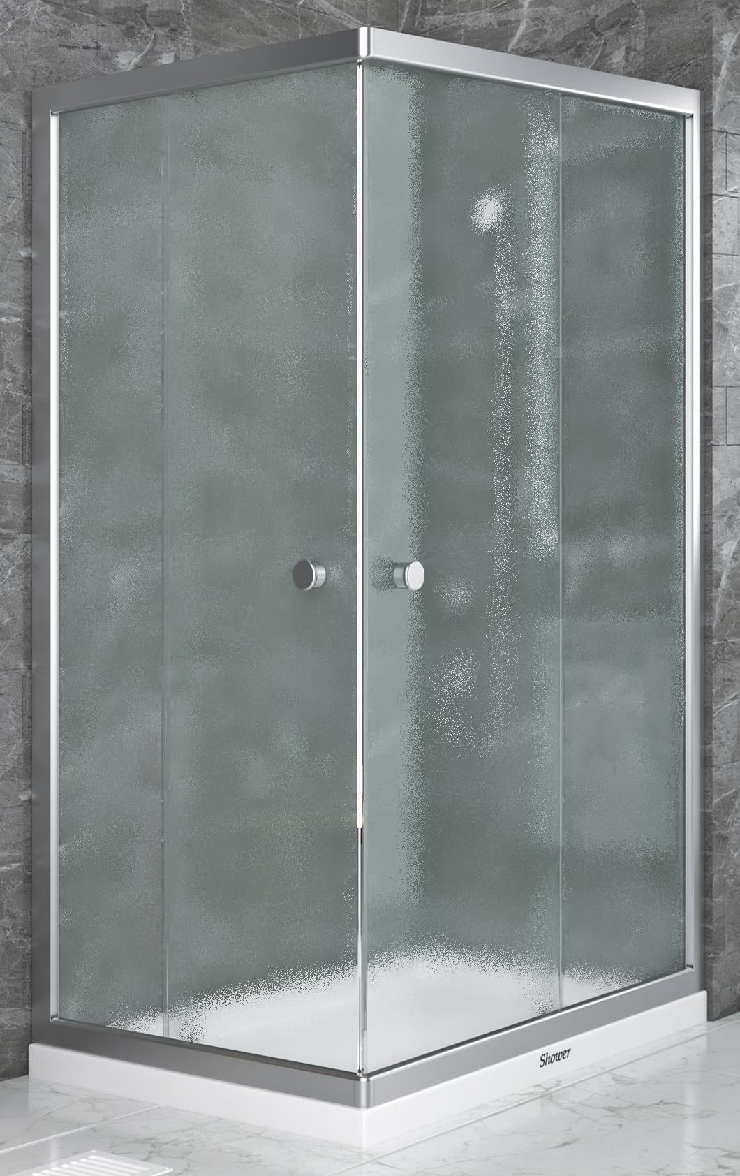 Душевая кабина Shower Saturn прямоугольная без поддона матовое закаленное стекло 5 мм/70x100x190 см (26436035)