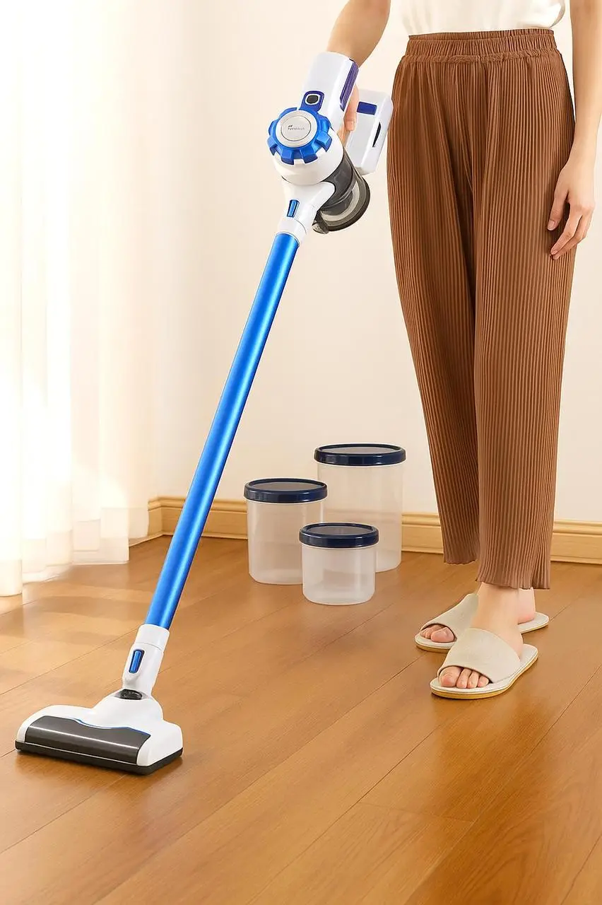 Пилосос вертикальний акумуляторний Rainberg RB-2301 120 Вт колба 0,6 л LED-підсвітка (ML-04434) - фото 2