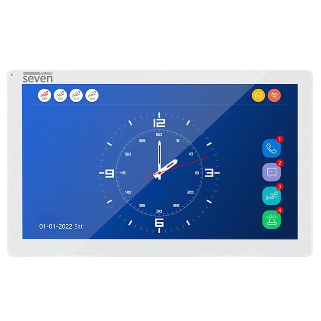 IP-видеодомофон SEVEN DP-7517FHDW IPS с Wi-Fi 10" White (DP7517FHDWIPSw)