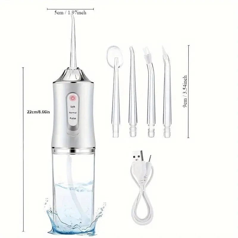 Іригатор Portable Oral Irrigator для зубів та порожнини рота White (tf6836) - фото 10