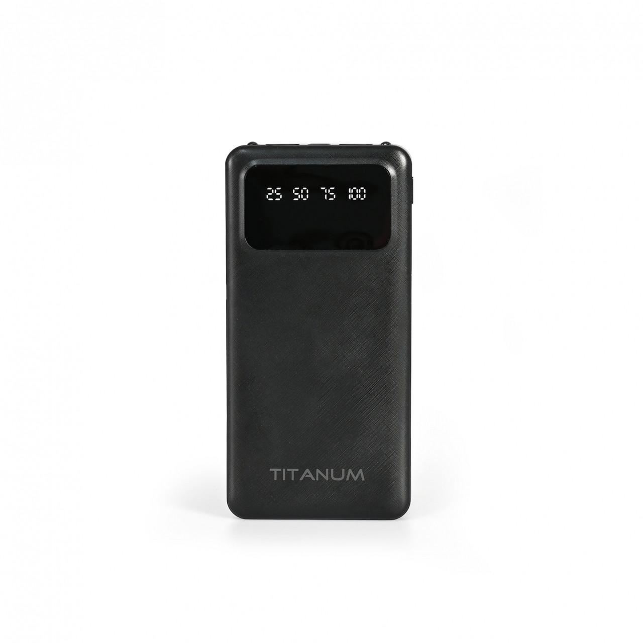 Повербанк TITANUM TPB-OL21 10000 mAh Черный (1914703032) - фото 2