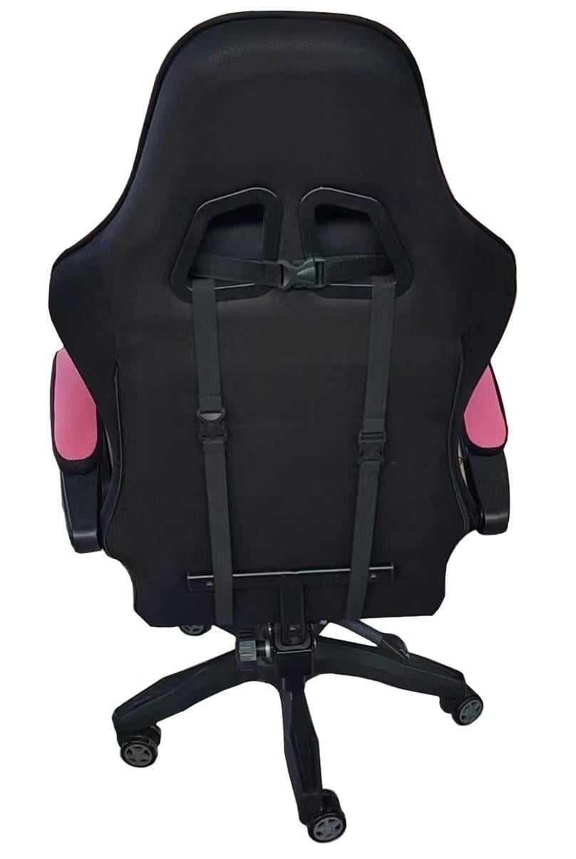 Крісло офісне комп'ютерне Bonro Lady 806 Чорно-рожевий (21589807) - фото 3