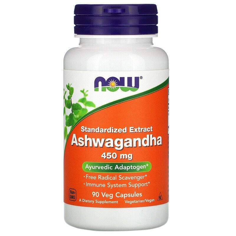 Антидепрессант NOW Foods Ashwagandha 450 мг 90 капсул