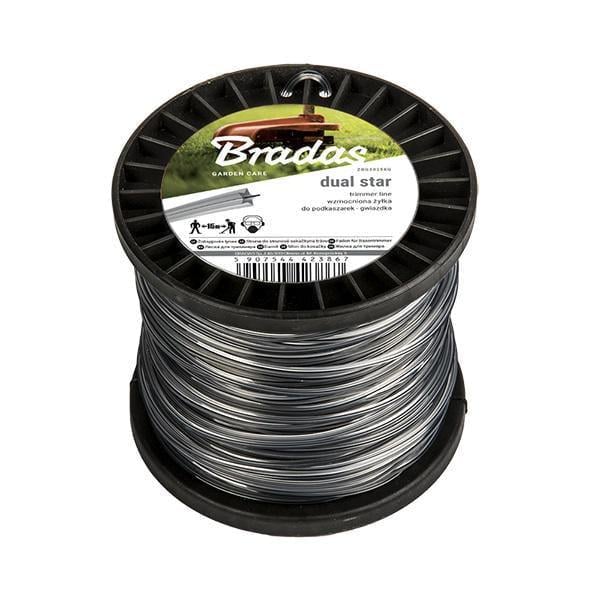 Леска для триммера Bradas Ripper Dual Звезда 3 мм 410 м (ZRG3025KG) Леска для триммера Bradas Ripper Dual Звезда 3 мм 410 м (ZRG3025KG)