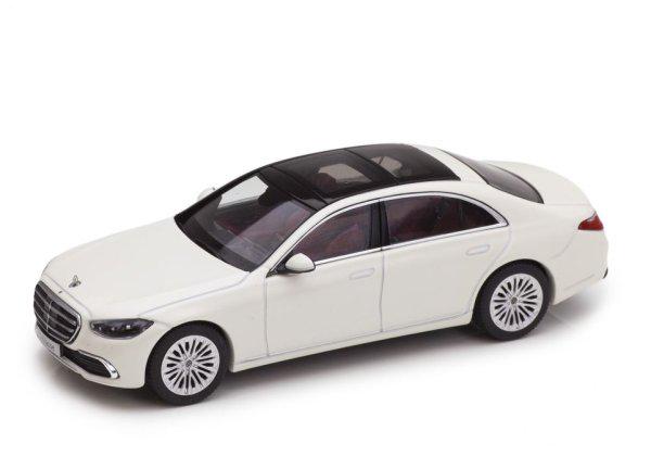 Модель автомобиля 1:43 Mercedes-Benz S-Class W223 2021 AMG Line Designo Diamond White (B66960632)