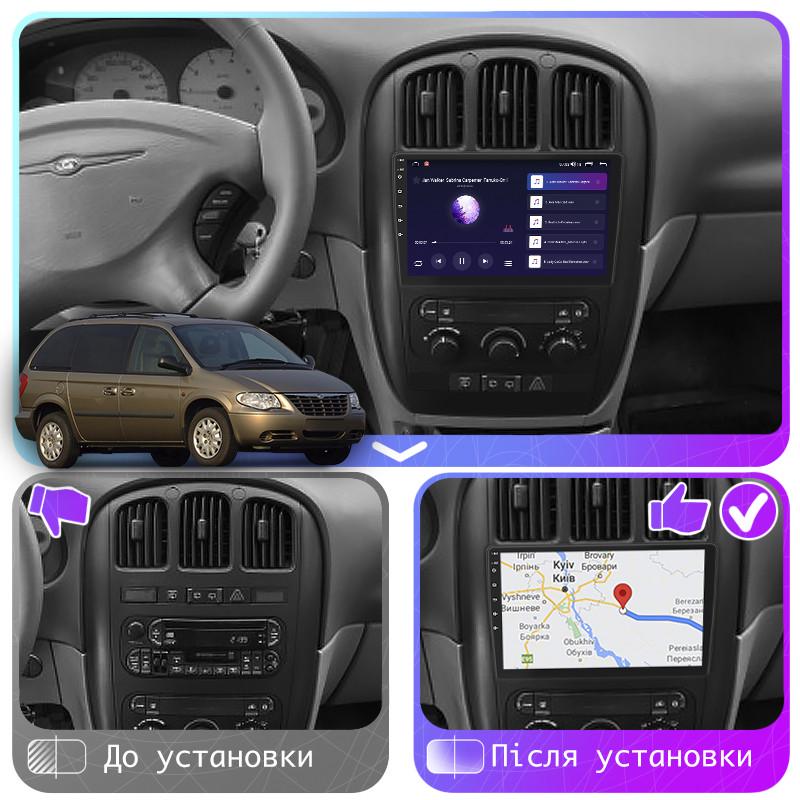 Автомагнитола штатная Lesko 4G/Wi-Fi/GPS для Chrysler Voyager IV Рестайлинг 2004-2008 6/128Gb 10" (1749319041) - фото 4