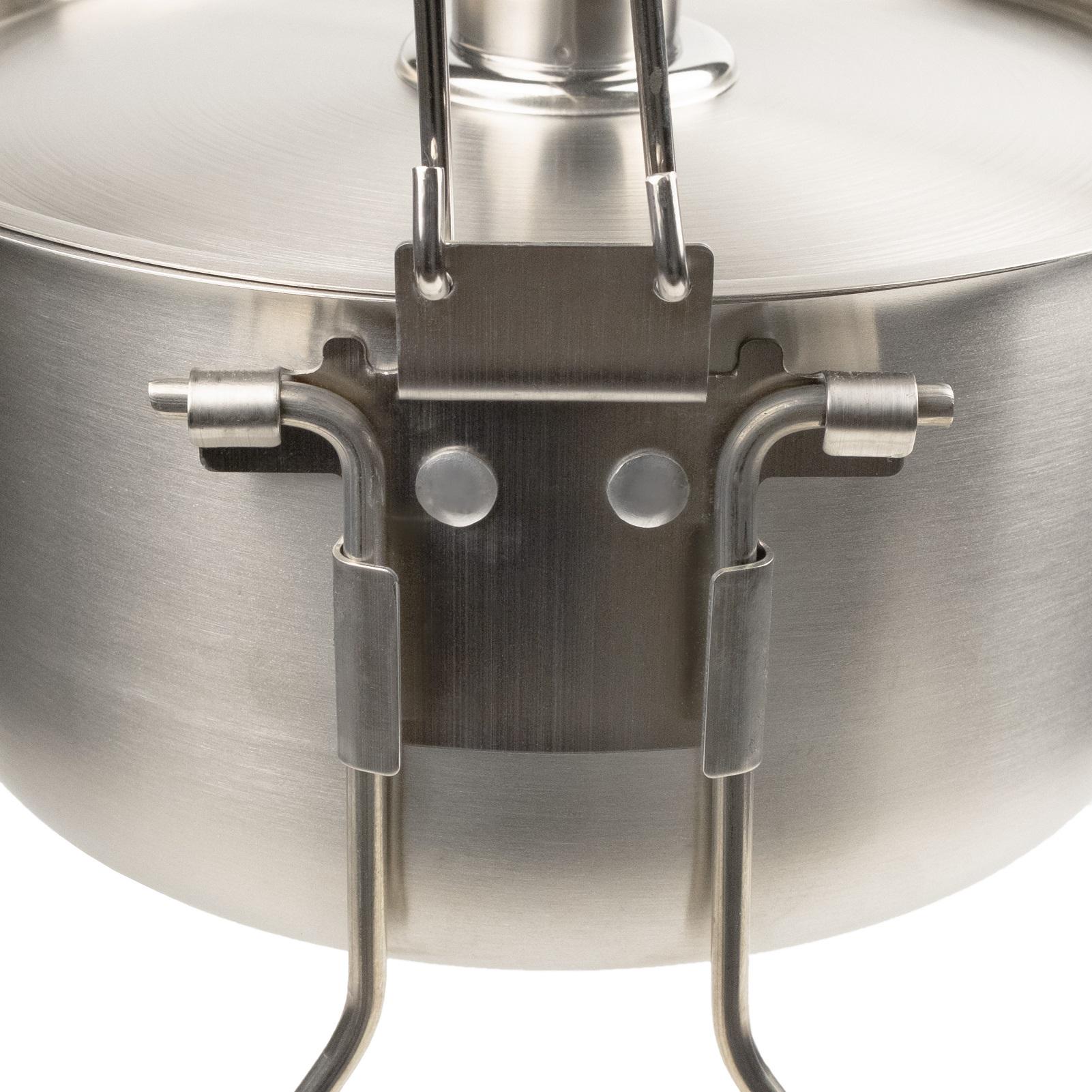 Котелок с ножками Tribe Family Pot 5,4 л (T-FH-0006-metal) - фото 4