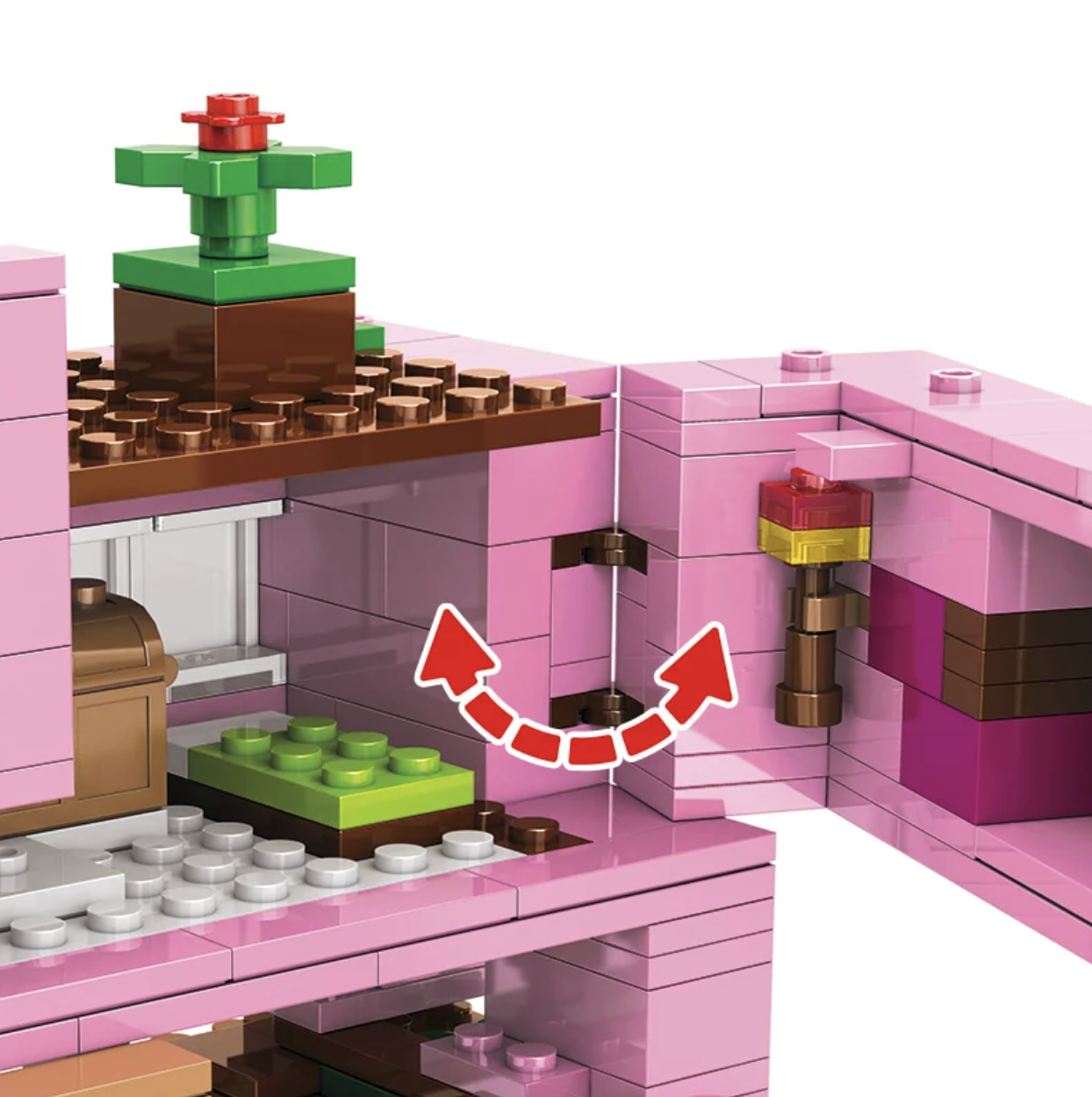 Конструктор My World Будинок-свиня 387 деталей (AA8004) - фото 4 Конструктор My World Будинок-свиня 387 деталей (AA8004) - фото 4