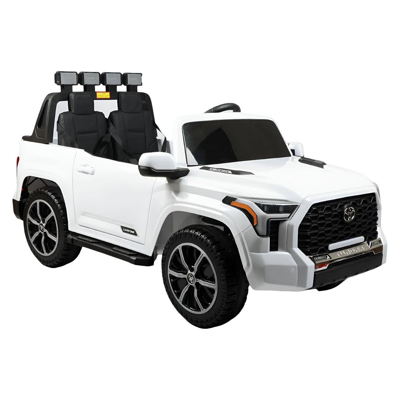 Детский электромобиль Joy TR-6801/77 в стиле Toyota Tundra 24V 2 мотора двухместный Белый (34880410) Детский электромобиль Joy TR-6801/77 в стиле Toyota Tundra 24V 2 мотора двухместный Белый (34880410)