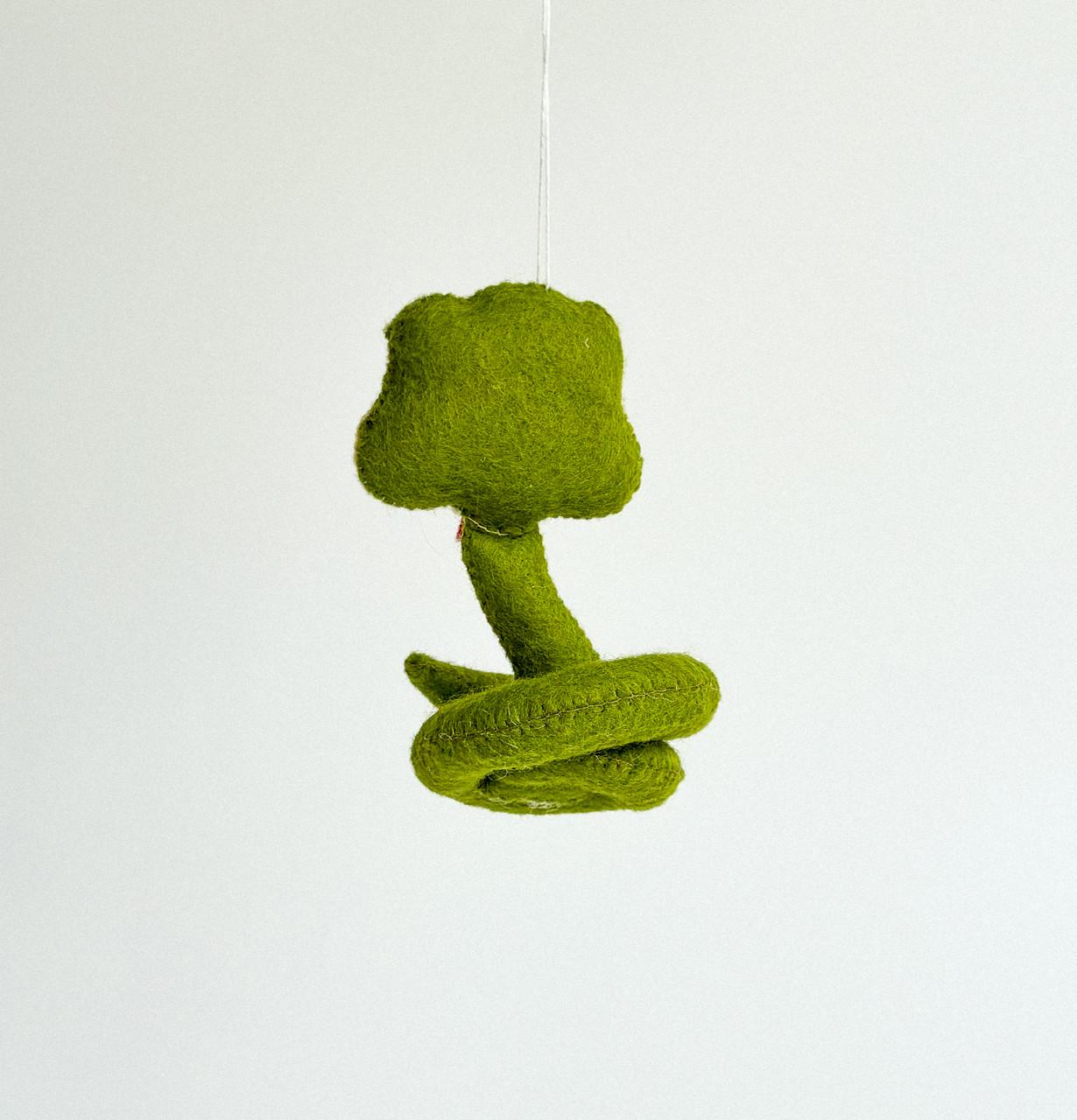 Іграшка з фетру ручної робота Змія (28857504) - фото 4 Іграшка з фетру ручної робота Змія (28857504) - фото 4