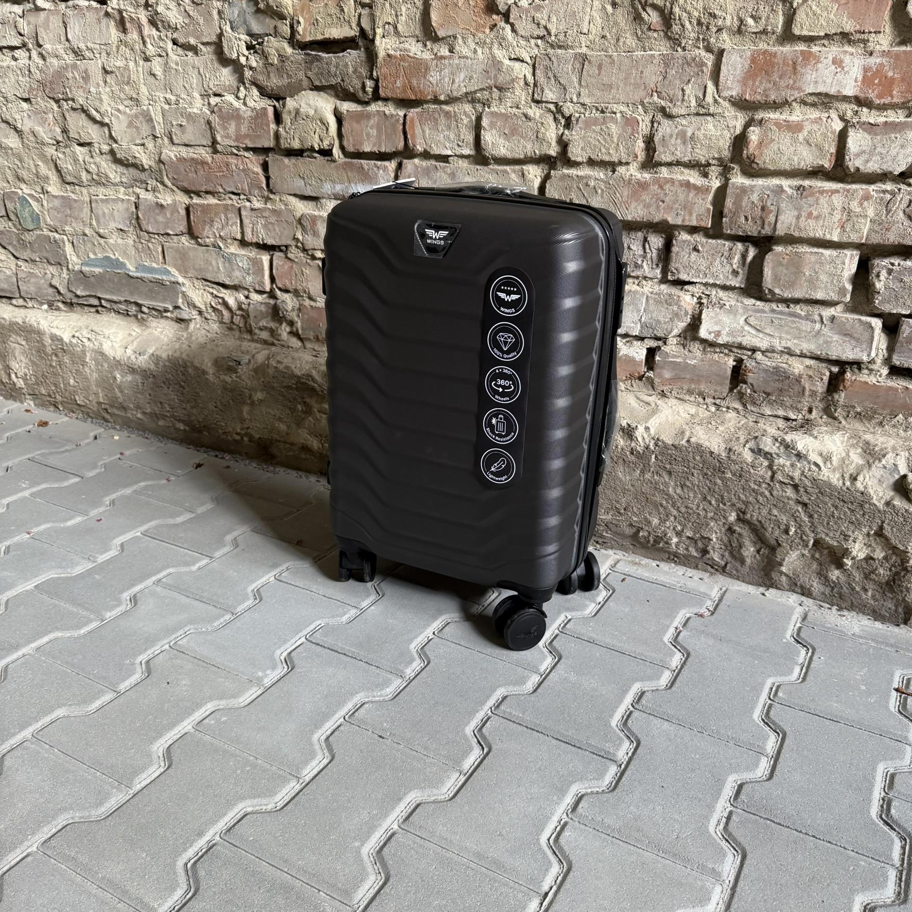 Валіза Wings PEA01 дорожня S Графітовий (26557617) - фото 4 Валіза Wings PEA01 дорожня S Графітовий (26557617) - фото 4