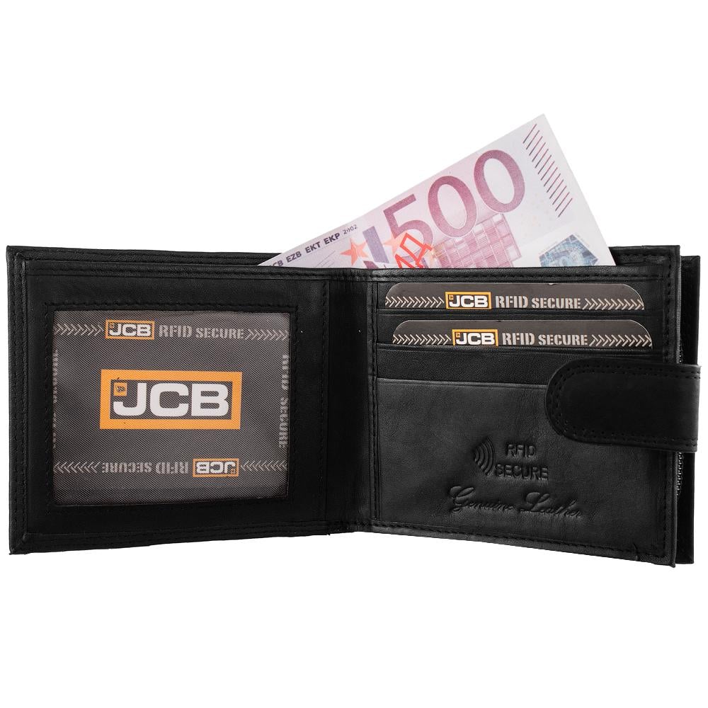 Кошелек кожаный мужской JCB NC45MN Black (JCBNC45MN BLK) - фото 3