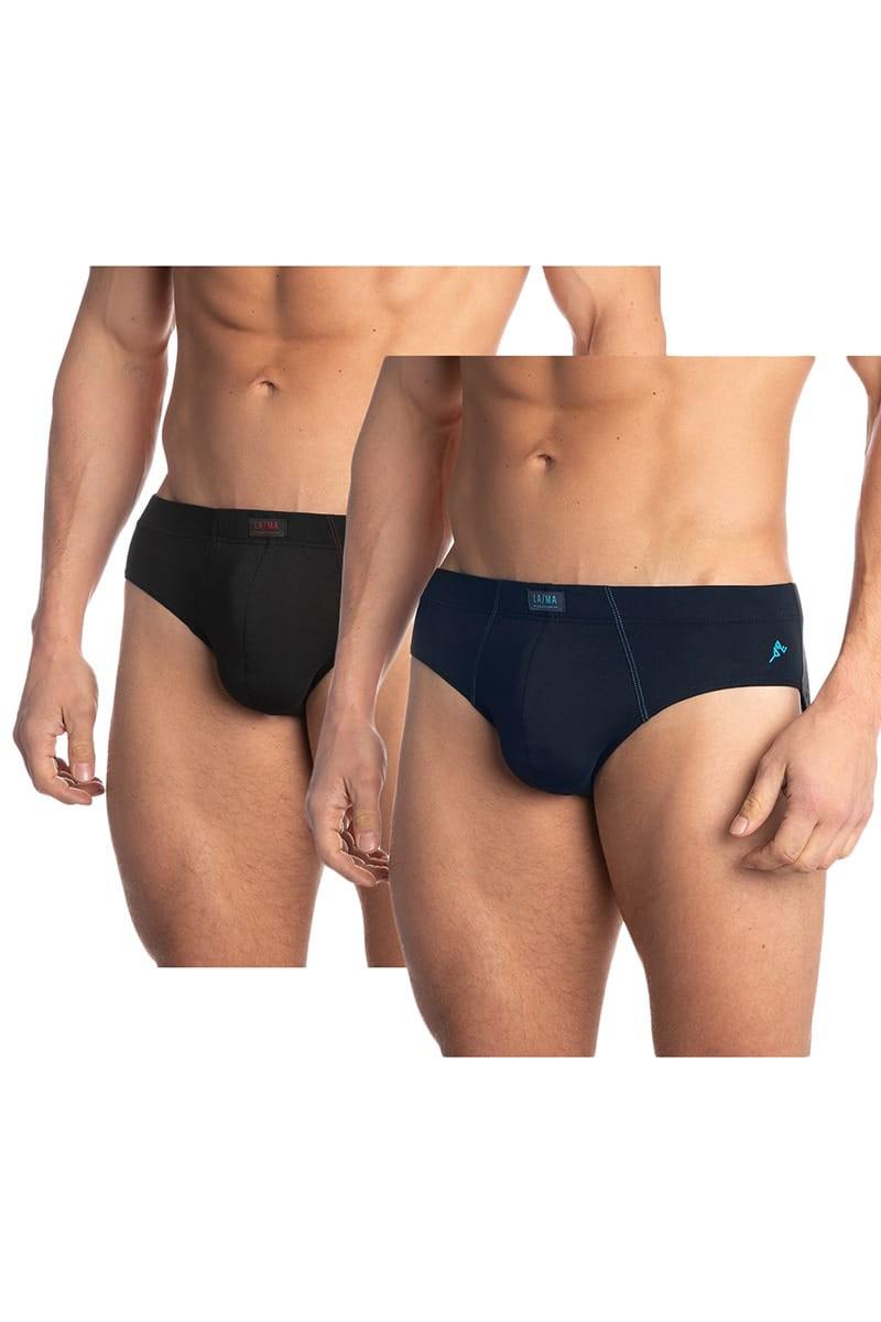 Трусы слип Lama р. 48/M Черный/Синий (68832) Трусы слип Lama р. 48/M Черный/Синий (68832)