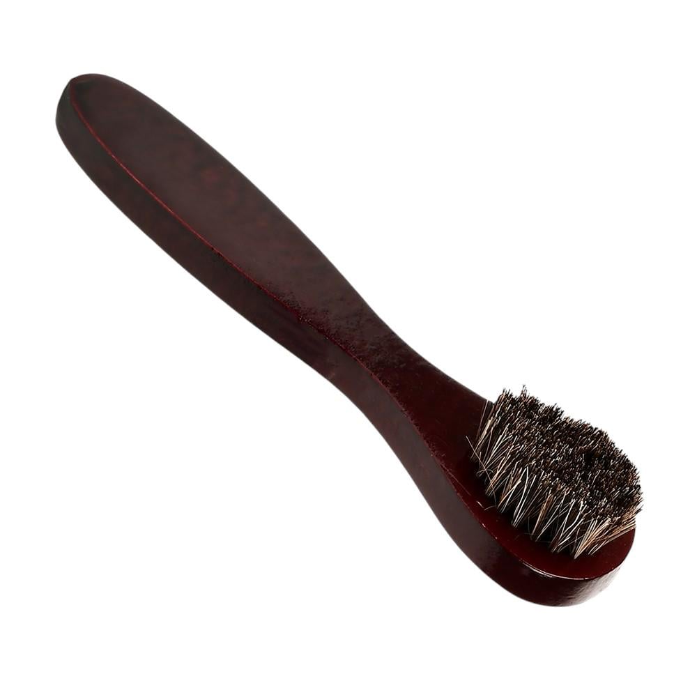 Щетка для чистки обуви с натуральным ворсом Stenson R32597 17 см Темно-коричневый (bb0b3a41)