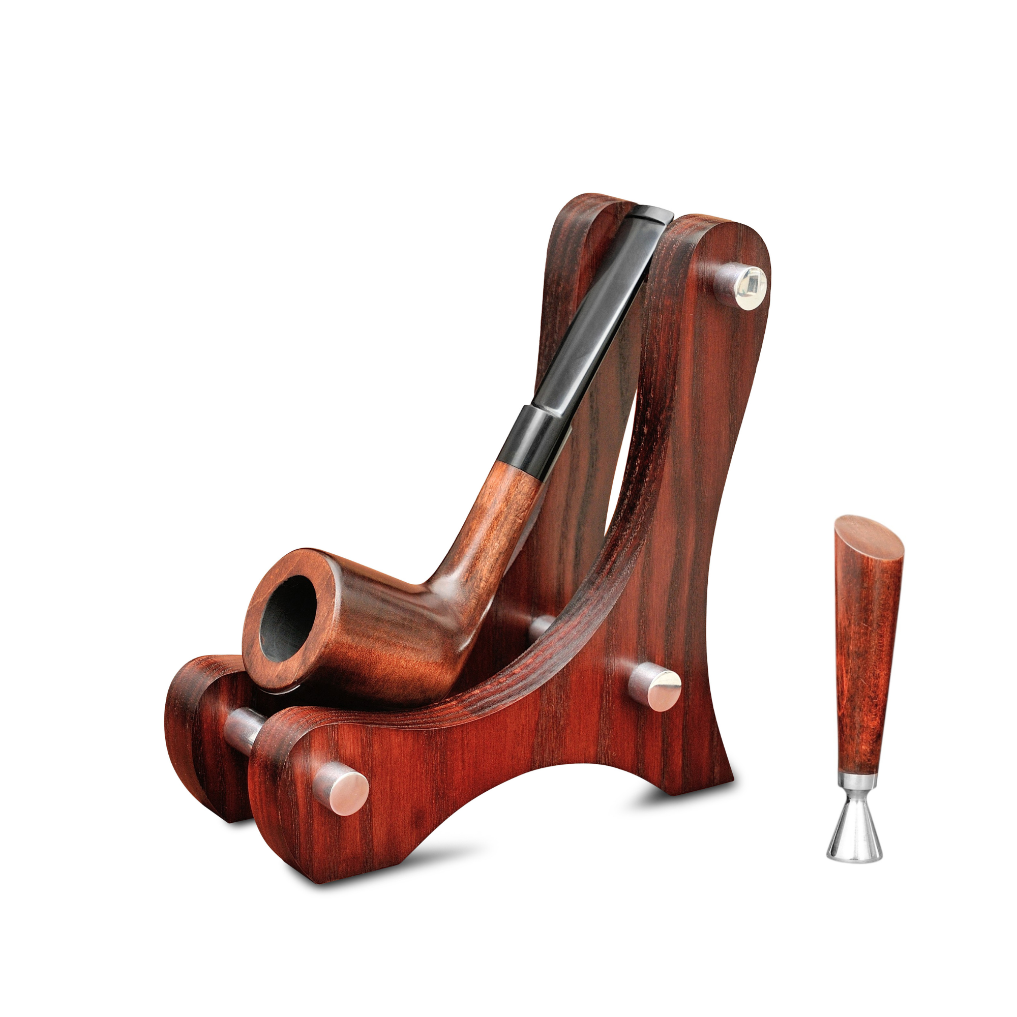 Набір люлька ручної роботи KAF4 підставкою/тампером Груша