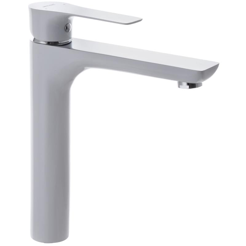 Смеситель для умывальника MIXXUS PREMIUM EVA 001 HIGH MI5809 высокий однорычажный Белый (115147)