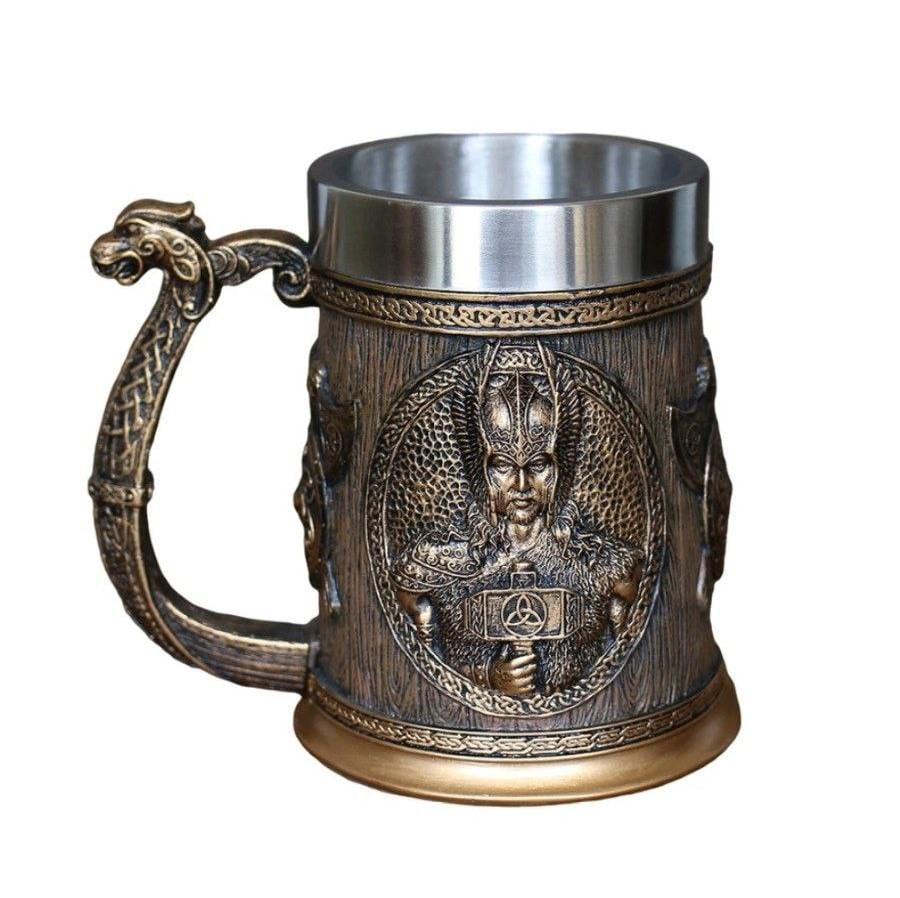 Кружка Один и Тор в скандинавском стиле 500 мл (13555313)