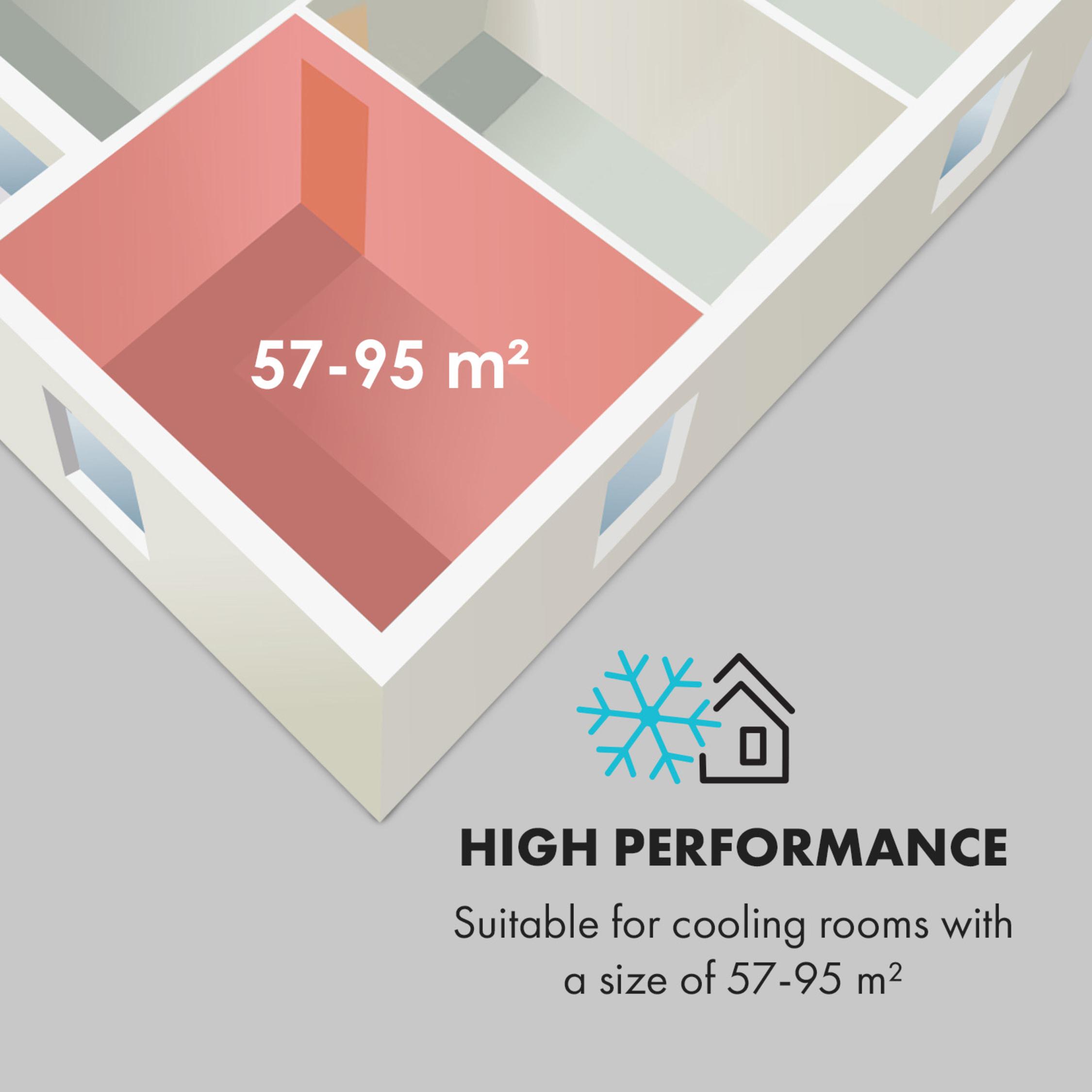 Кондиционер мобильный KLARSTEIN Max Breeze Smart 15000 БТЭ/час 4,4 кВт 2,6 EER (10035742) - фото 8