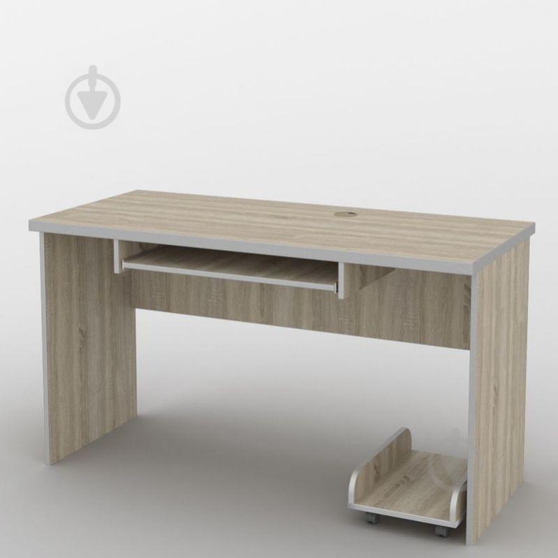 Письменный стол Тиса Мебель СМ-10/2 Ш.-1400мм Г.-600мм Дуб сонома Письменный стол Тиса Мебель СМ-10/2 Ш.-1400мм Г.-600мм Дуб сонома