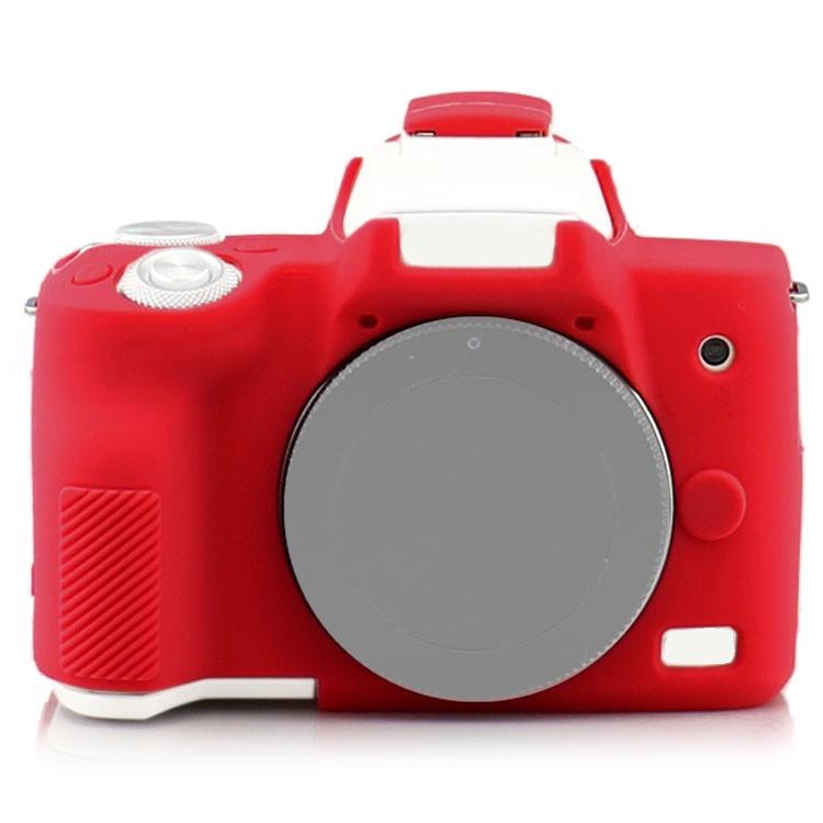 Чехол защитный силиконовый для фотоаппаратов Canon EOS M50 M50 Mark II Красный