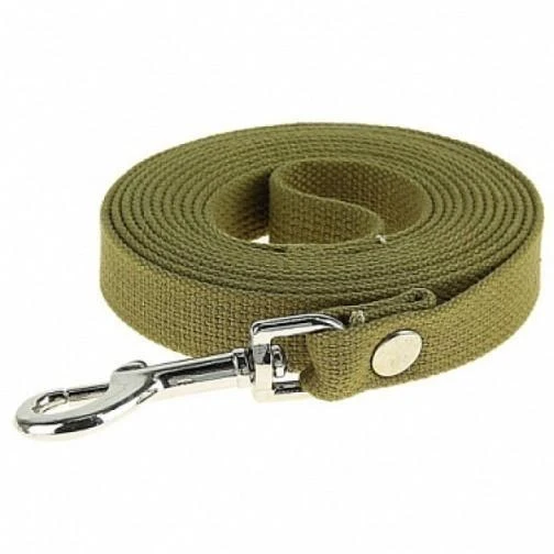 Повідець для собак брезентовий 30 мм 5 м (2354925172)