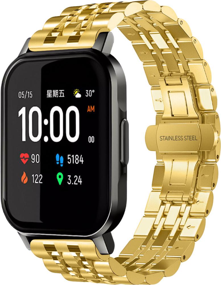 Браслет металлический Spinye для Haylou Smart Watch 2 (LS02) Gold (29175-2A)