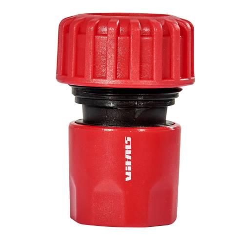 Коннектор Vitals 3/4" с аквастопом для шланга 3/4" (000191533) - фото 2