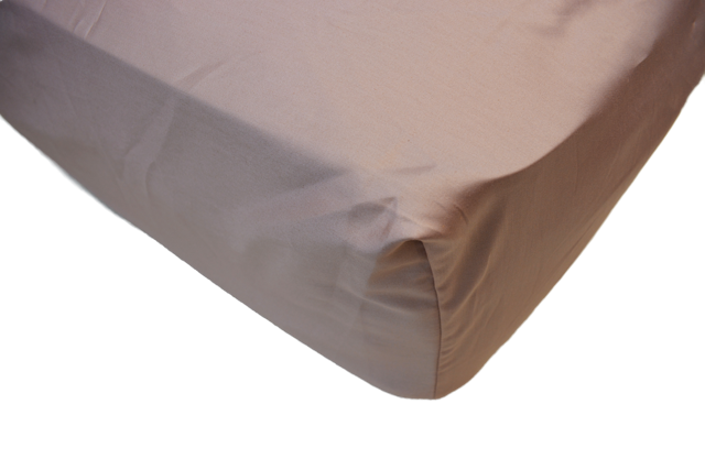 Простирадло на резинці Чарівна ніч сатин гладкофарбований 180x200x25 см Фраппе