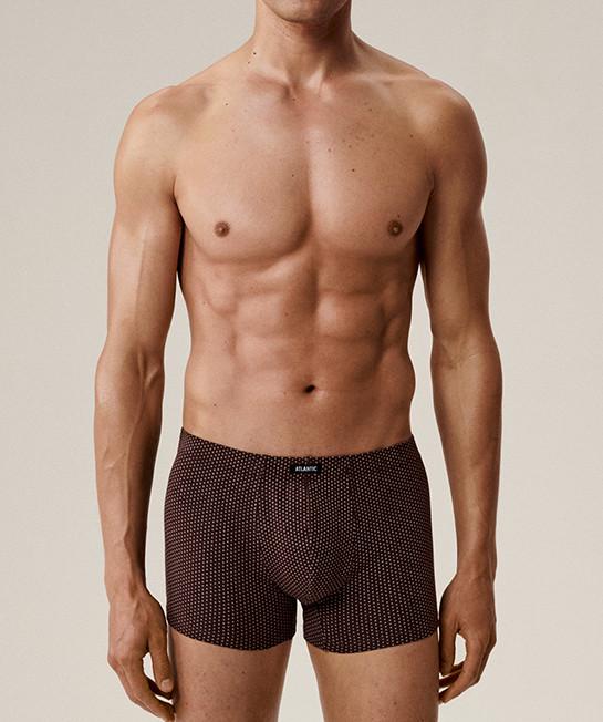 Трусы боксеры мужские Atlantic 3MH-218 классического кроя со средней посадкой 3 шт. XXL Винный/Серый/Изумрудный (2785676501) - фото 2