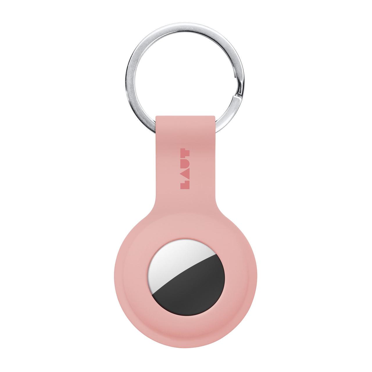 Силиконовый чехол брелок LAUT HUEX TAG for AirTag, Pink (L_AT_HT_DP) - фото 2