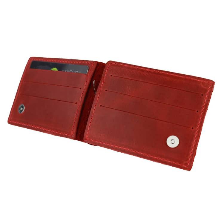 Кошелек FREESKIN с зажимом и монетницей Красный