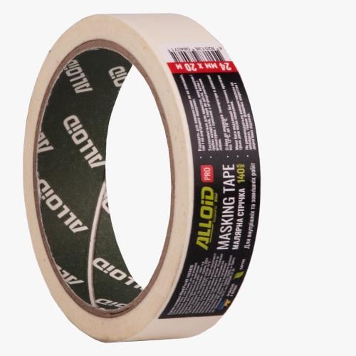 Лента малярная Alloid Pro 24 мм х 20 м 140 мкм